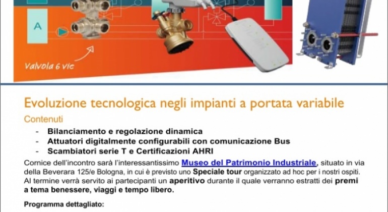 Evoluzione Tecnologica Negli Impianti A Portata Variabile